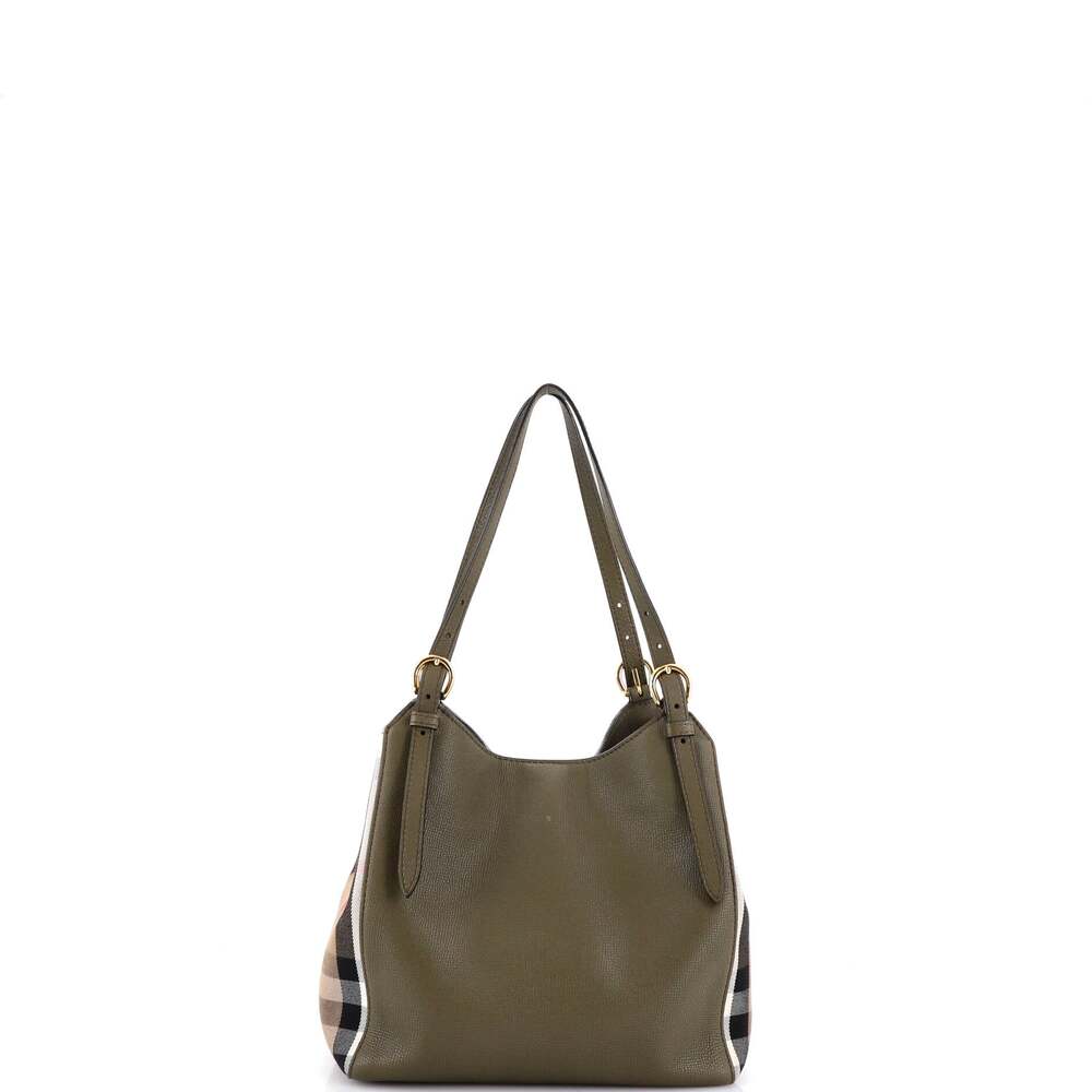 Burberry Canterbury Tote Leather And #249356B85B - Picture 3 of 8